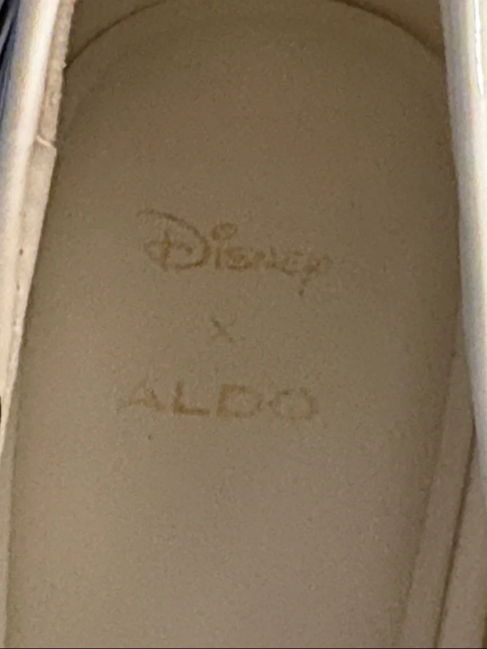 Aldo White Patent Pumps with Mickey Mouse Graphic - Picture 11 of 11